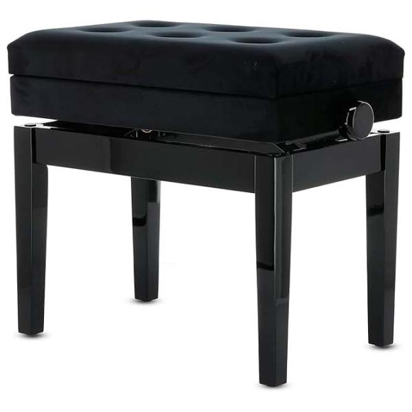 Scaun GEWA Bench Deluxe Compartment Black High Gloss Lemn / 1 photo 2