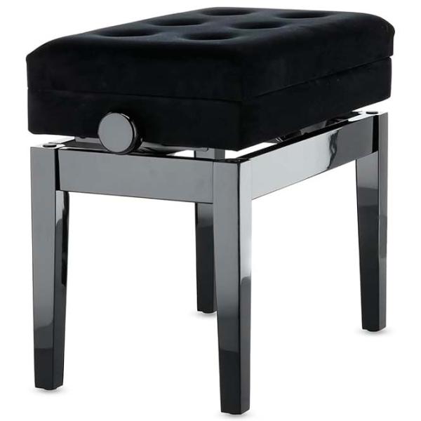 Scaun GEWA Bench Deluxe Compartment Black High Gloss Lemn / 1 photo 3