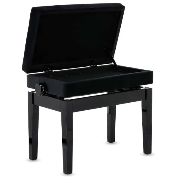 Scaun GEWA Bench Deluxe Compartment Black High Gloss Lemn / 1 photo 7