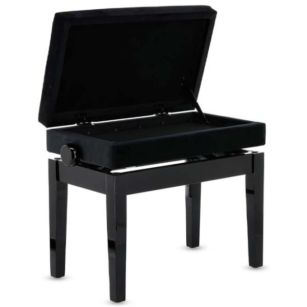 Scaun GEWA Bench Deluxe Compartment Black High Gloss Lemn / 1 photo 7