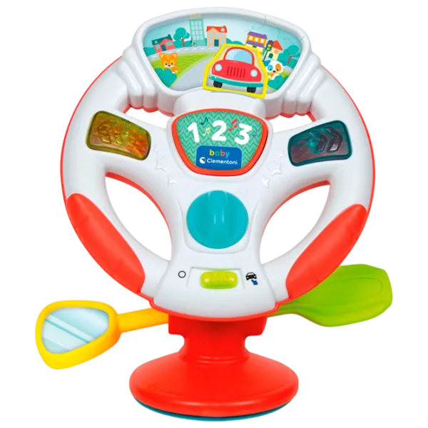 Jucărie interactivă Clementoni Activity Wheel Turn and Drive 17899 1+ / Red photo 1