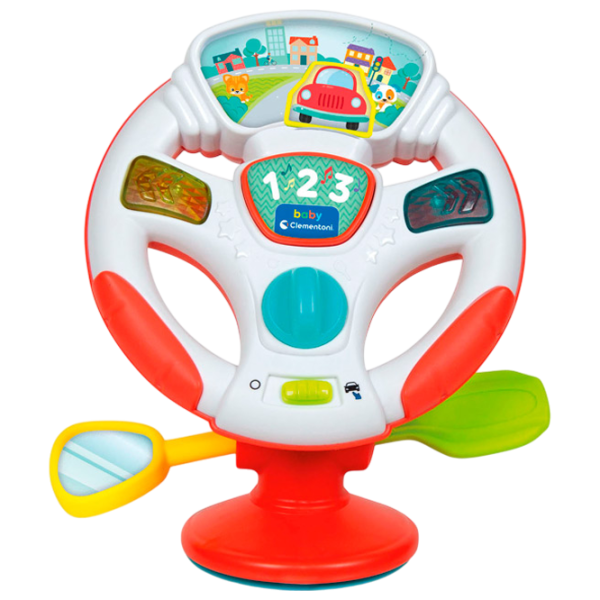 Jucărie interactivă Clementoni Activity Wheel Turn and Drive 17899 1+ / Red photo 1