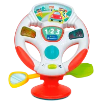 Jucărie interactivă Clementoni Activity Wheel Turn and Drive 17899 1+ / Red
