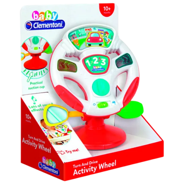 Jucărie interactivă Clementoni Activity Wheel Turn and Drive 17899 1+ / Red photo 2