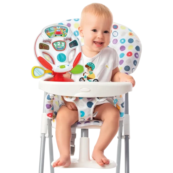 Jucărie interactivă Clementoni Activity Wheel Turn and Drive 17899 1+ / Red photo 3