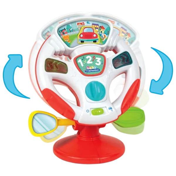 Jucărie interactivă Clementoni Activity Wheel Turn and Drive 17899 1+ / Red photo 4