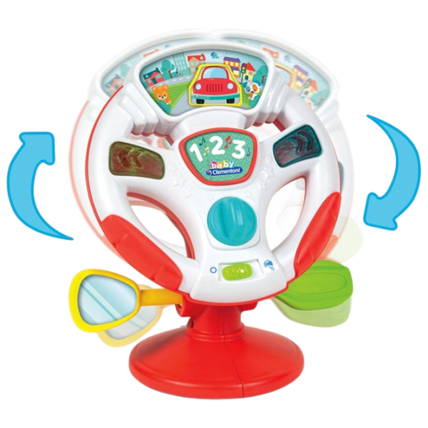Jucărie interactivă Clementoni Activity Wheel Turn and Drive 17899 1+ / Red photo 4