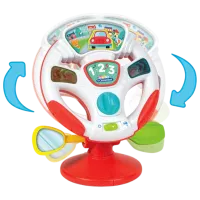 Jucărie interactivă Clementoni Activity Wheel Turn and Drive 17899 1+ / Red photo 4