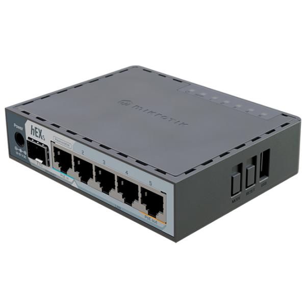 Маршрутизатор Mikrotik E60iUGS hEX S Тёмно-серый photo 2