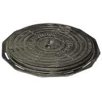 Канализационная крышка Unitehna 1.5 T Черный / 