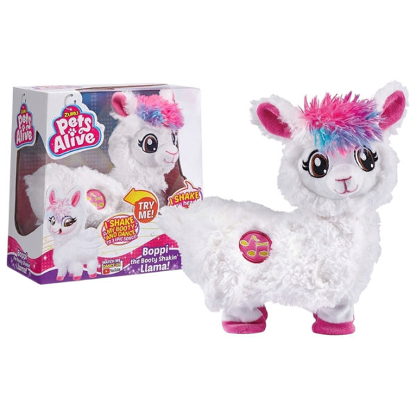 Jucărie moale Zuru Pets Alive Llama 668 2+ / White photo 1