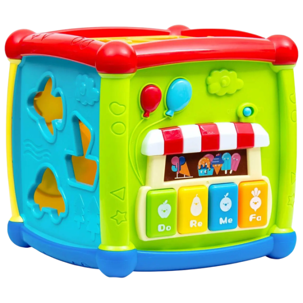 Joc educativ Huanger Fancy Cube HE0520 3+ / Multicolor photo 1