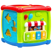 Joc educativ Huanger Fancy Cube HE0520 3+ / Multicolor