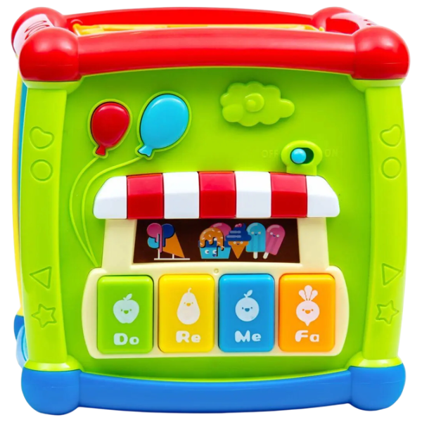 Joc educativ Huanger Fancy Cube HE0520 3+ / Multicolor photo 2