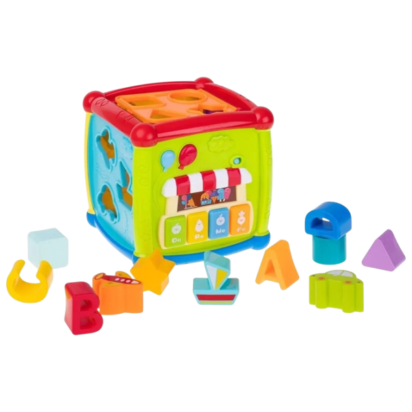 Joc educativ Huanger Fancy Cube HE0520 3+ / Multicolor photo 4