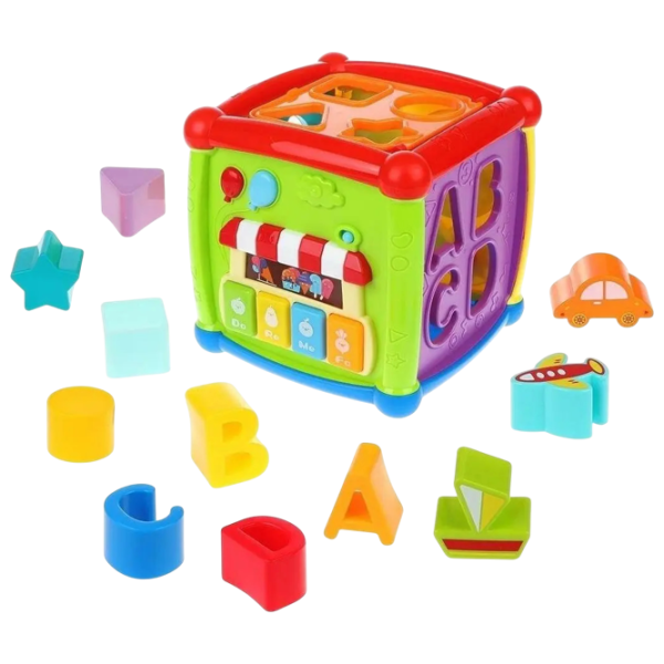 Joc educativ Huanger Fancy Cube HE0520 3+ / Multicolor photo 5