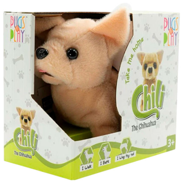 Мягкая игрушка Pugs At Play Chili Walking Dog PAP01 2+ / Бежевый photo 4