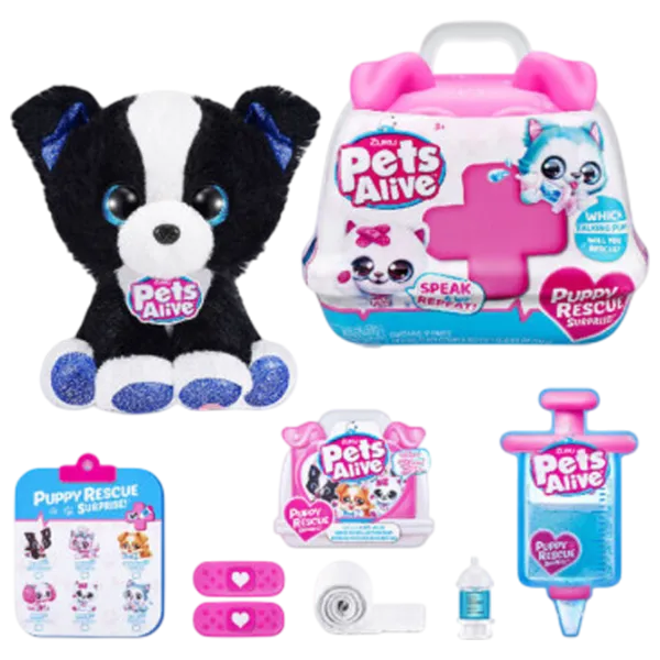 Jucărie moale Zuru Pets Alive Puppy Rescue 9540 3+ / Multicolor photo 7