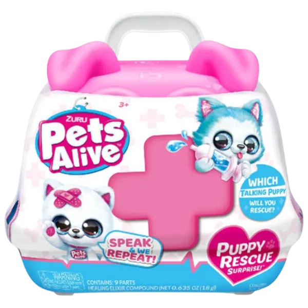 Jucărie moale Zuru Pets Alive Puppy Rescue 9540 3+ / Multicolor photo 9