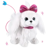 Jucărie moale Zuru Pets Alive Paw Paw Puppy 9531 3+ / White photo 3