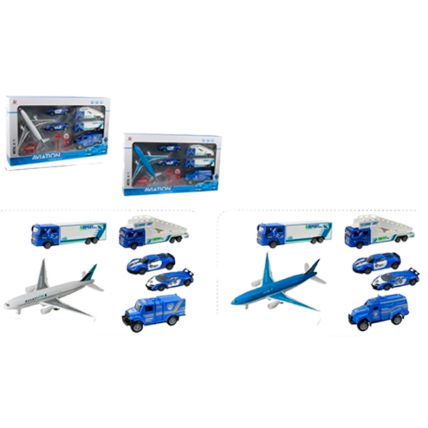 Комплект машин Huand 72958   / / Черный Синий photo 1