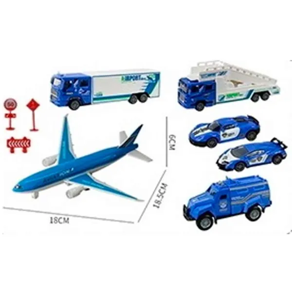 Комплект машин Huand 72958   / / Черный Синий photo 2