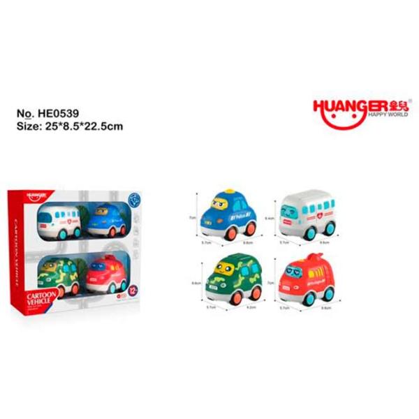 Set de mașini Huanger HE0539 18608  / / Multicolor Multicolor photo 2