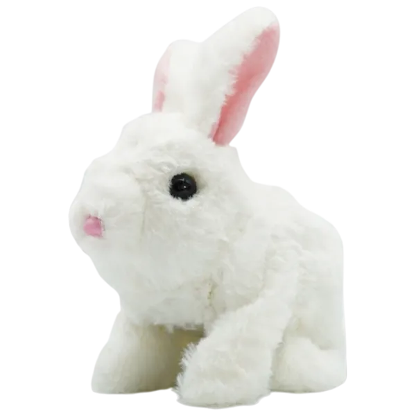 Jucărie moale Pugs At Play Hopper Jumping Rabbit RA004-4 1+ / White photo 1