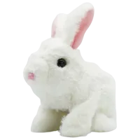 Jucărie moale Pugs At Play Hopper Jumping Rabbit RA004-4 1+ / White