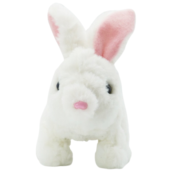 Jucărie moale Pugs At Play Hopper Jumping Rabbit RA004-4 1+ / White photo 2
