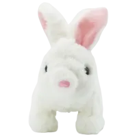 Jucărie moale Pugs At Play Hopper Jumping Rabbit RA004-4 1+ / White photo 2