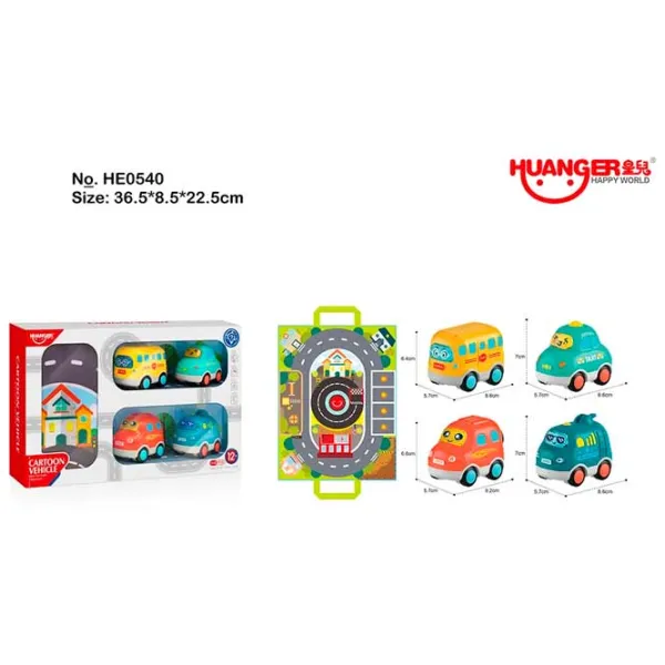 Set de mașini Huanger HE0540 18592  / / Multicolor Multicolor photo 2