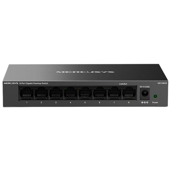Switch Mercusys MS108GS Black photo 2