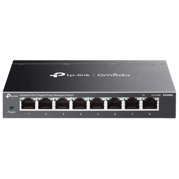 Коммутатор TP-Link ES208G Серый photo 2