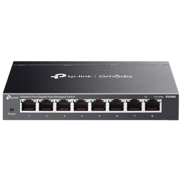 Коммутатор TP-Link ES208G Серый photo 2
