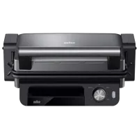 Электрогриль Braun CG 5033 IGY Контактный, Барбекю / 2000 Вт / Черный
