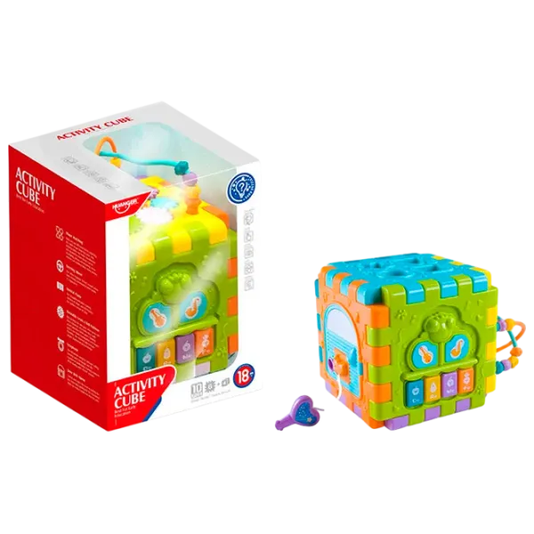 Развивающий набор Huanger Activity cube HE0527 1+ / Разноцветный photo 1