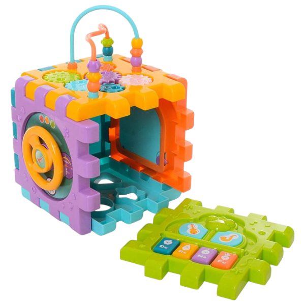 Развивающий набор Huanger Activity cube HE0527 1+ / Разноцветный photo 2