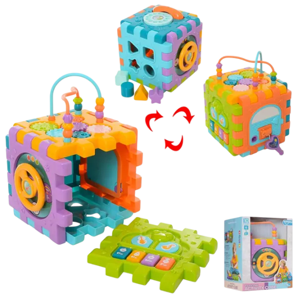 Развивающий набор Huanger Activity cube HE0527 1+ / Разноцветный photo 4