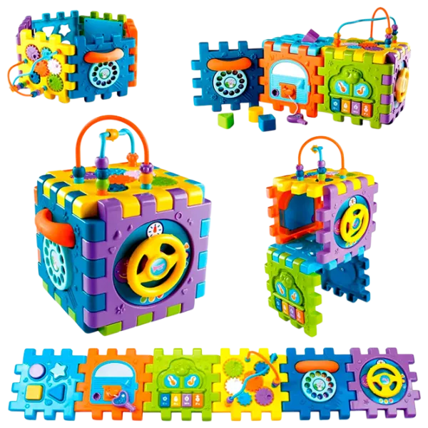 Развивающий набор Huanger Activity cube HE0527 1+ / Разноцветный photo 5