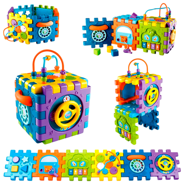 Развивающий набор Huanger Activity cube HE0527 1+ / Разноцветный photo 5