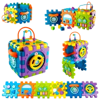 Joc educativ Huanger Activity cube HE0527 1+ / Multicolor photo 5