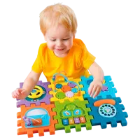 Joc educativ Huanger Activity cube HE0527 1+ / Multicolor photo 6