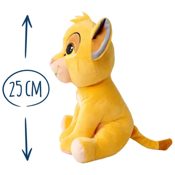 Jucărie moale As Kids Disney The Lion King Simba 1607-01721 0+ / Beige photo 3