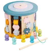 Joc educativ Optmarket 11-in-1 busy board 202088645 1+ / Multicolor photo 3