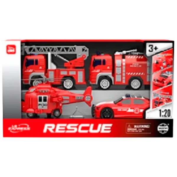 Set de mașini Optmarket WY550-4 201997220  / / Black Red photo 1