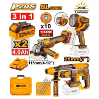 Set de instrumente INGCO COSLI250183 20 V / 3