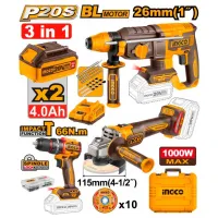 Set de instrumente INGCO COSLI241198 20 V / 3