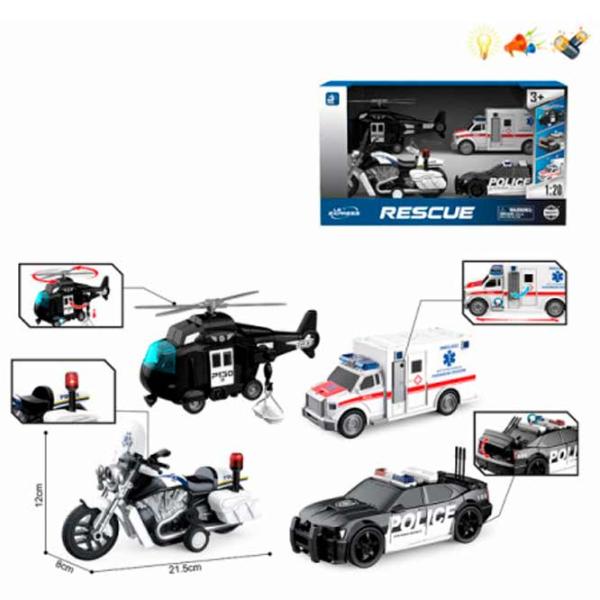 Set de mașini Optmarket WY500-4 201997233  / / White Black photo 3