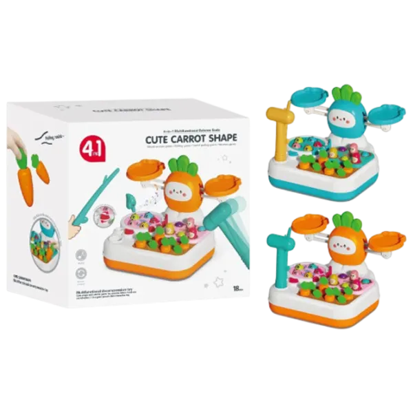 Развивающий набор Bibiin Cute Carrot Shape 688-80 1.5+ / Разноцветный photo 1